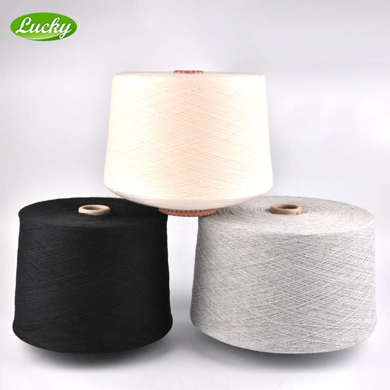 10S 20S recycled CVC OE yarn for circular  Knitting yarn for knitting jersey, rib, fleece knitted fabrics