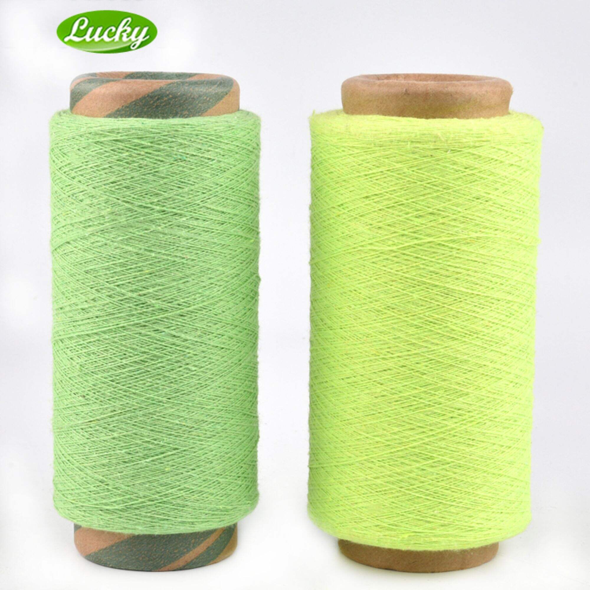 Cheap price light green twist cotton weaving yarn NE 4S weaving yarn for brazil market