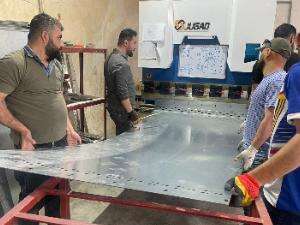 Iraqi customers received a JUGAO bending machine and were extremely satisfied