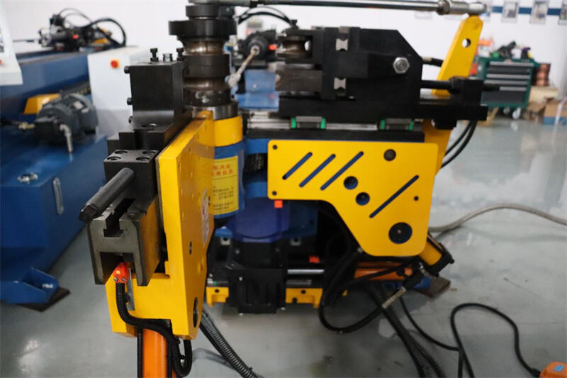 What are some precautions for maintaining a pipe bending machine?