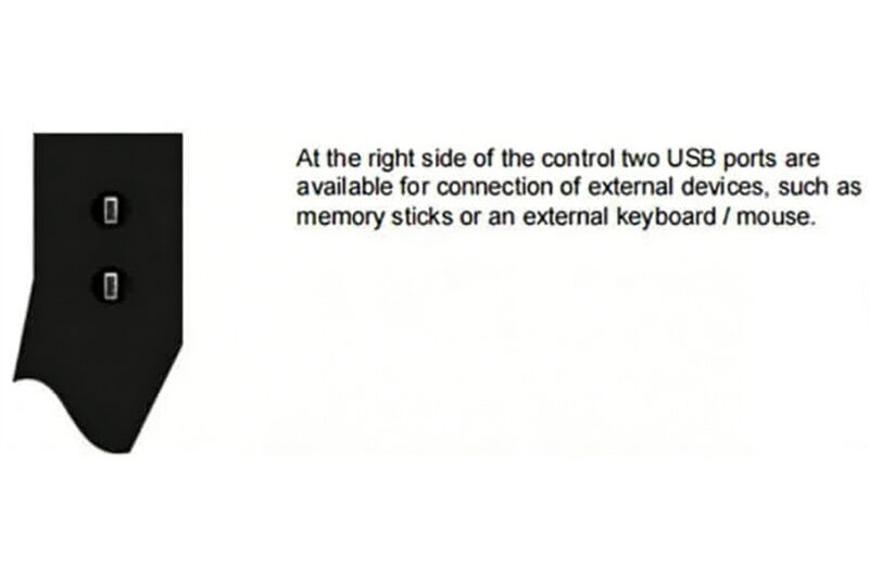 استيراد ملفات DXF من محرك أقراص USB إلى وحدة التحكم DELEM: عملية التشغيل