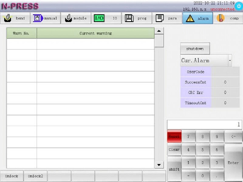 Rapid diagnosis and handling of alarm faults in ET series