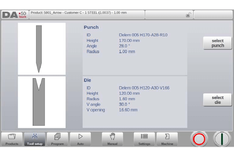ما هو دليل تكوين أدوات DELEM DA-53T؟
