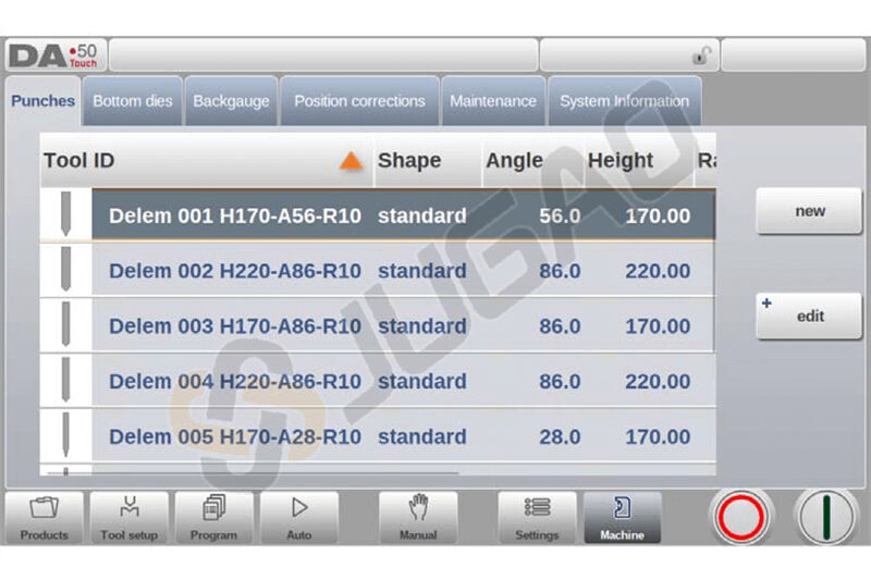 تعزيز دقة الثني باستخدام وضع آلة DELEM DA-53T