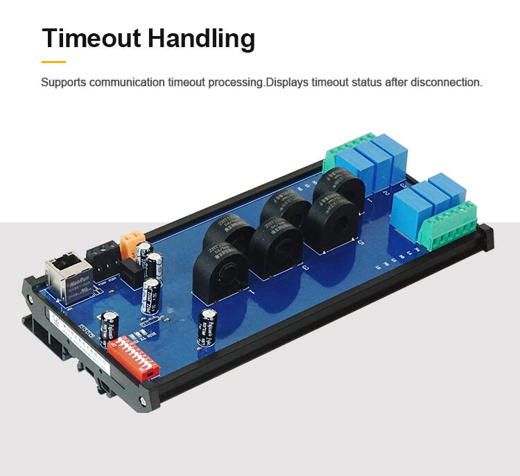 product huaqingjun 6 channel rs485 lan current voltage transformer detect module detection modbus rtu tcp acquisition module-6