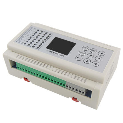 16 DI 16 Do PLC Transistor Outputs 2 Channel Analog Input & Output  with RS485 Modbus Rtu