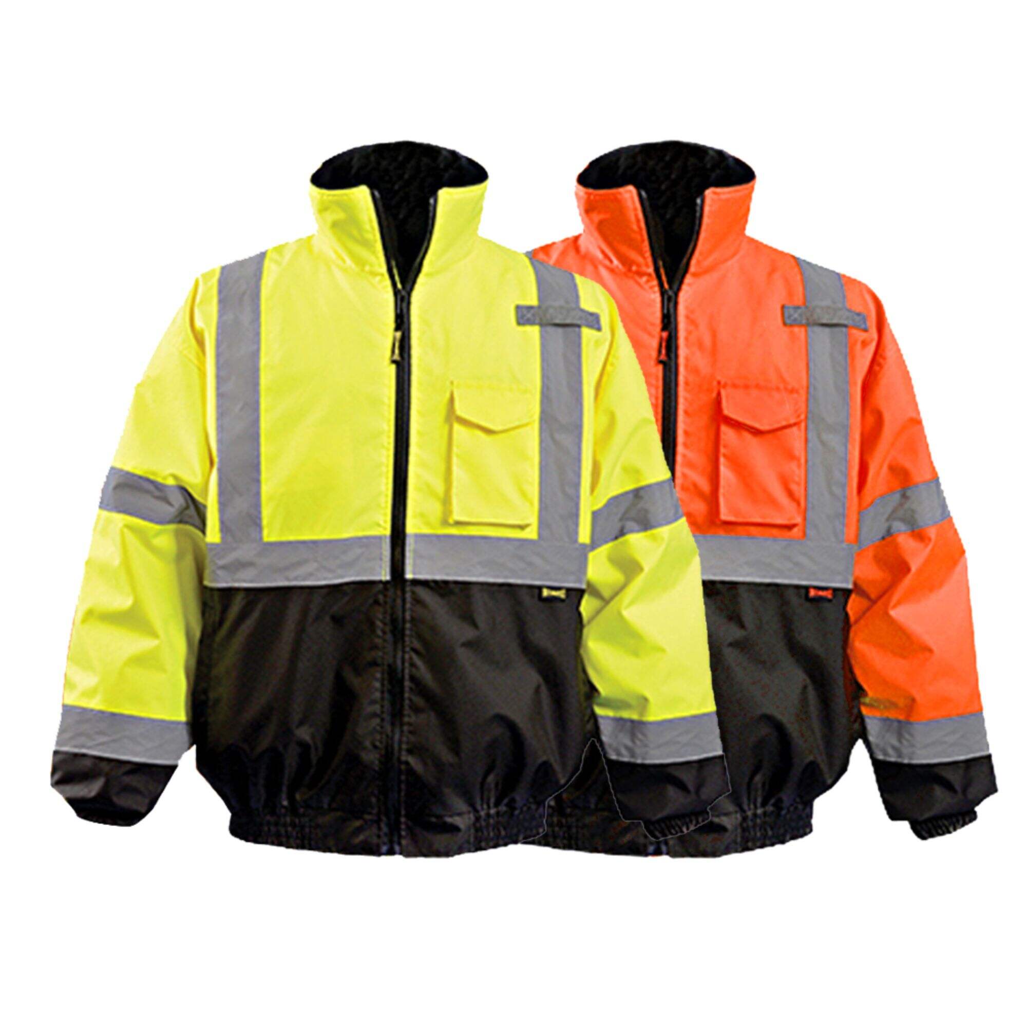 GJ01 Hi-vis Bomber Safety Jacket