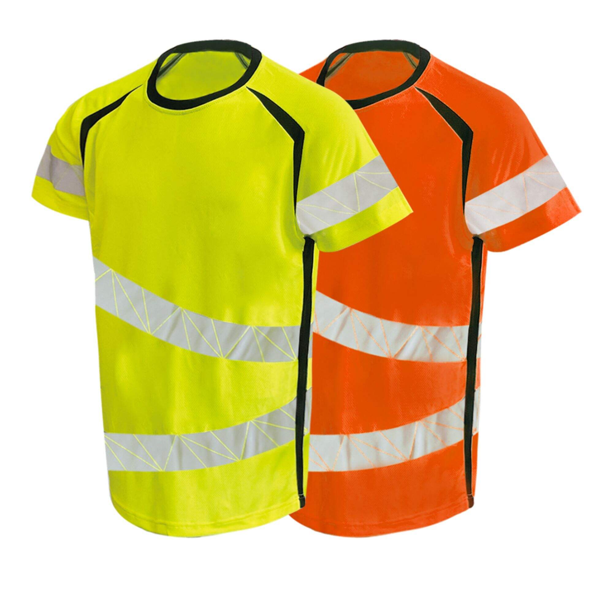 Leher Kru Kaos Keselamatan Hi-vis GT20