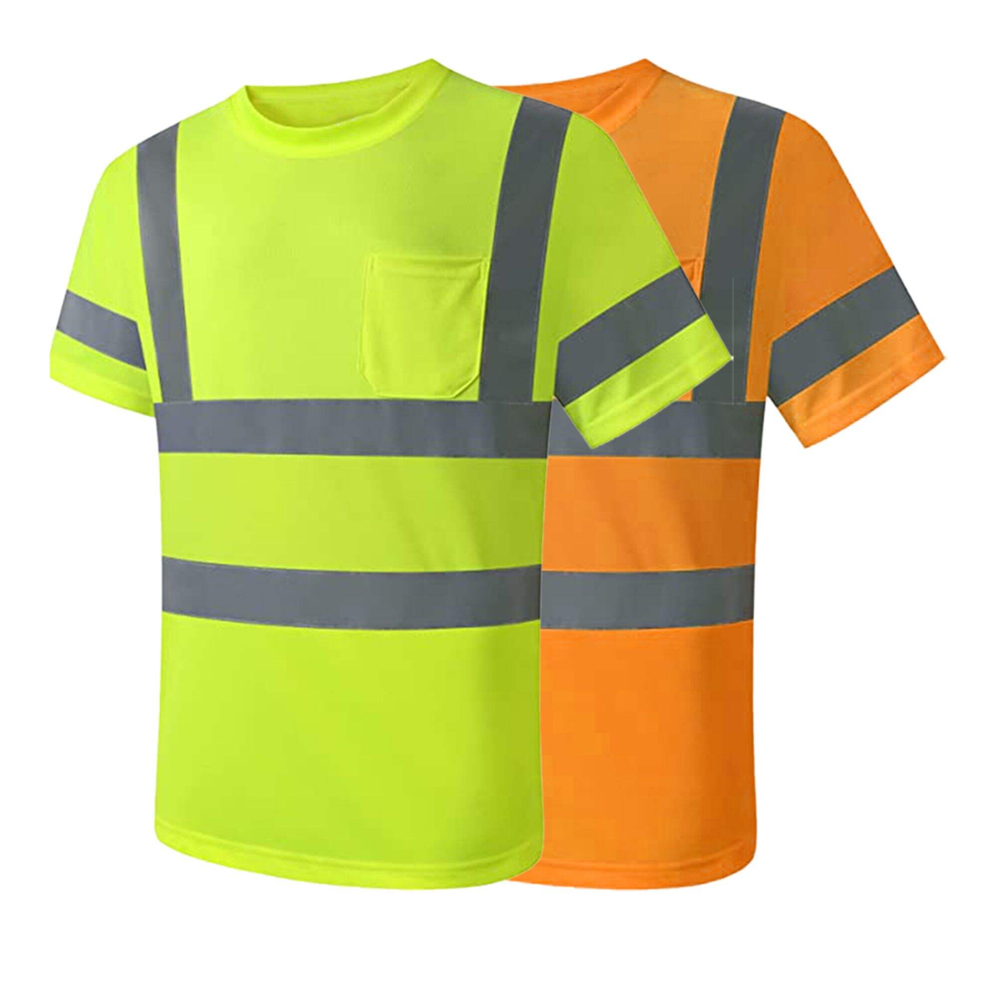 Leher Kru Kaos Keselamatan Hi-vis GT17