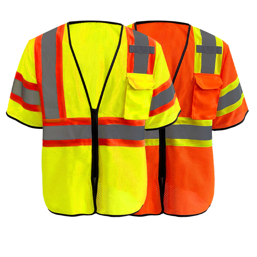 GILET DE SÉCURITÉ EN MAILLE HAUTE VISIBILITÉ GVU20 SURVEYOR