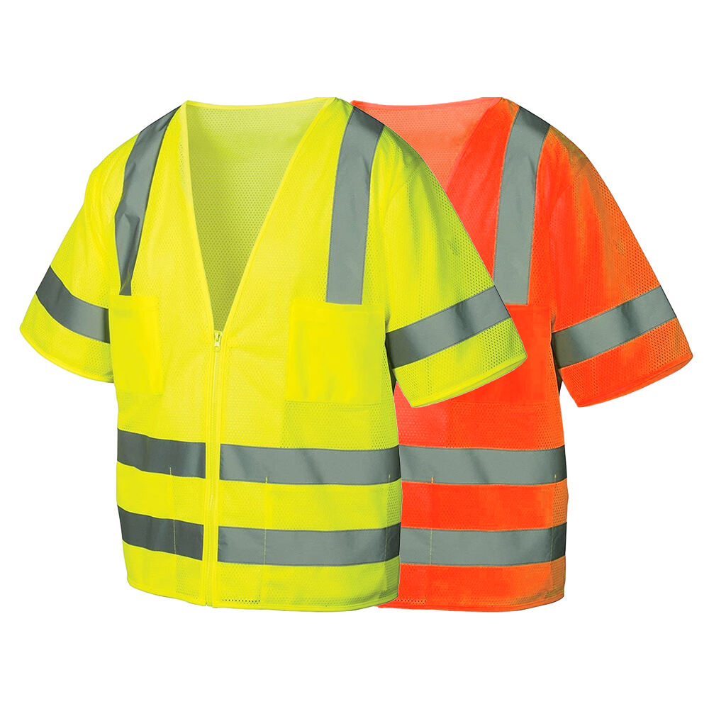 GVU26 HI-VIS جلیقه مش پلی استر