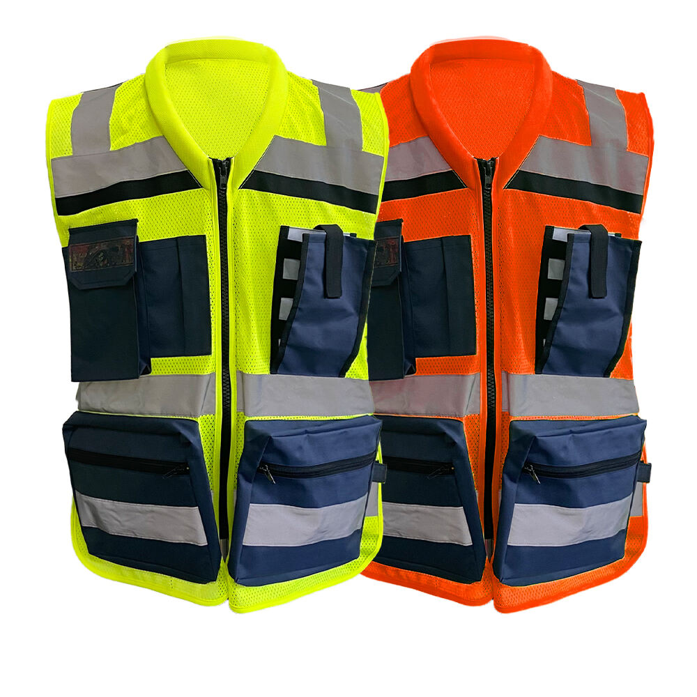 GILET RÉFLÉCHISSANT UNIFORME DE SÉCURITÉ HAUTE VISIBILITÉ GV06