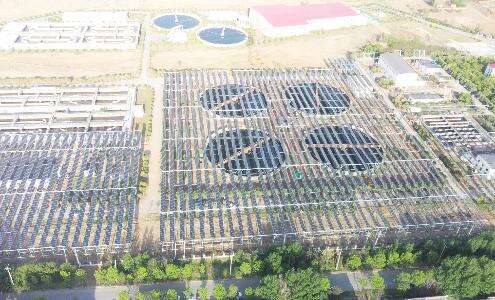 Flexible support project of distributed photovoltaic project of western sewage treatment plant