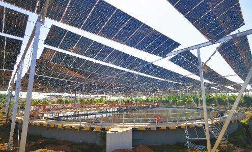 Flexible support project of distributed photovoltaic project of western sewage treatment plant