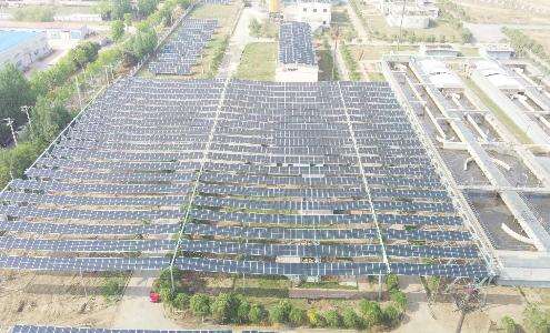 Flexible support project of distributed photovoltaic project of western sewage treatment plant