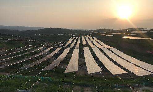 EPC general contracting project of flexible bracket of Weinan Heyang photovoltaic power generation project