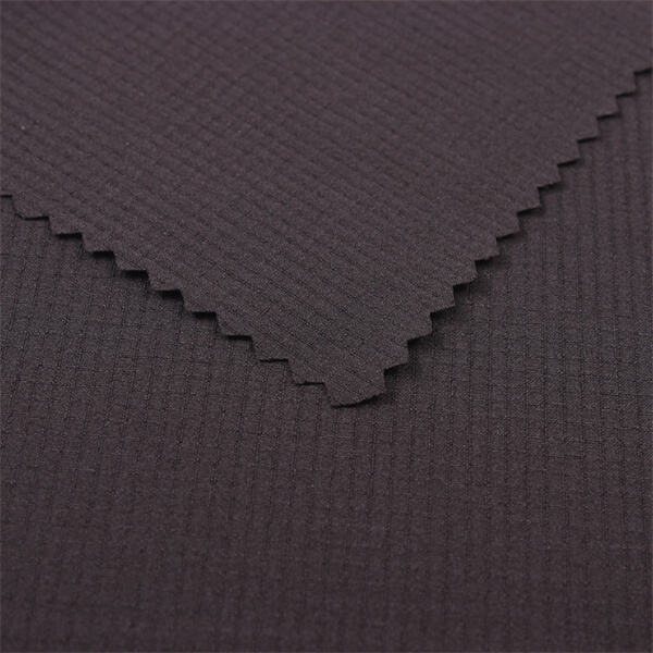 Polyester and elastane fabric for activewear