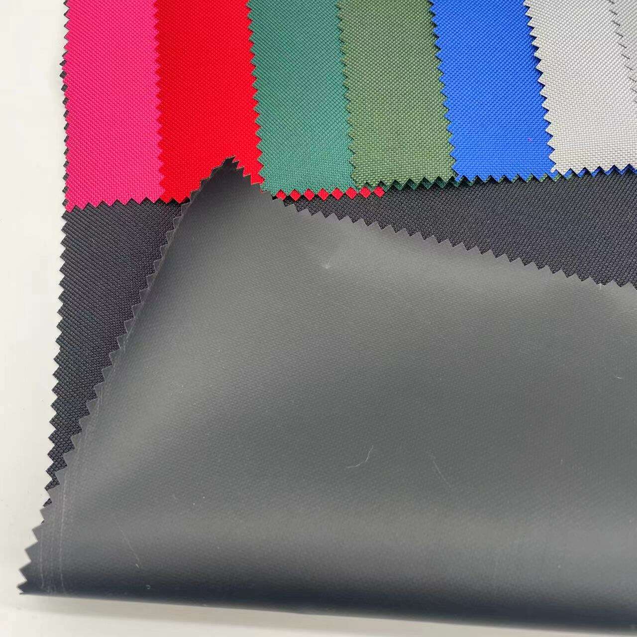 600D 72T PVC coated Polyester oxford fabric with durable water repellent