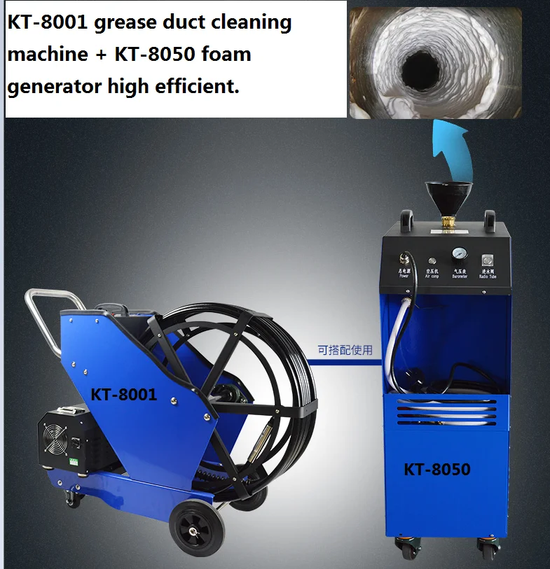 Hot product KT-8050 high power 1500W foam generator for kitchen exhaust cleaning machine with strong degreasing power factory