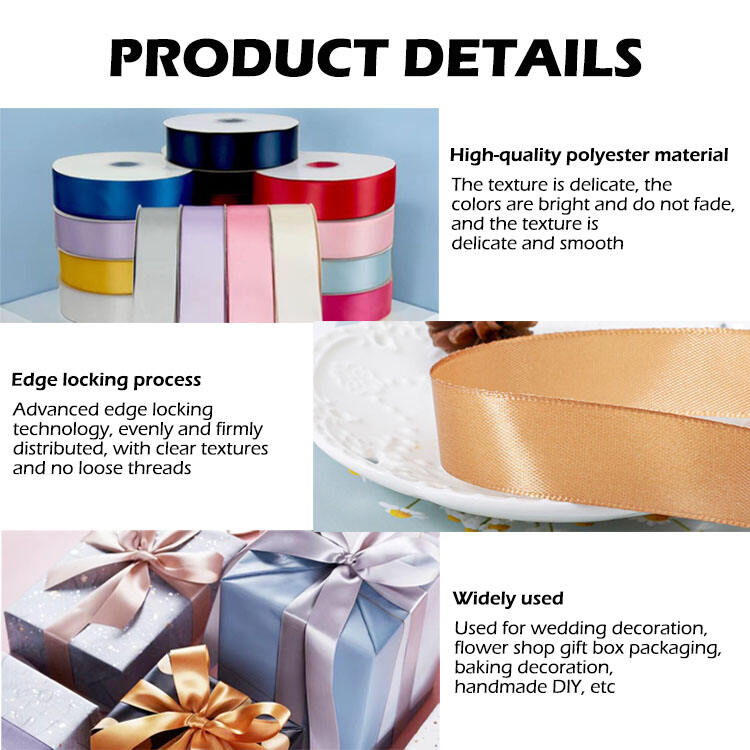 Polyester Gift/Flower Wrapping Ribbon details