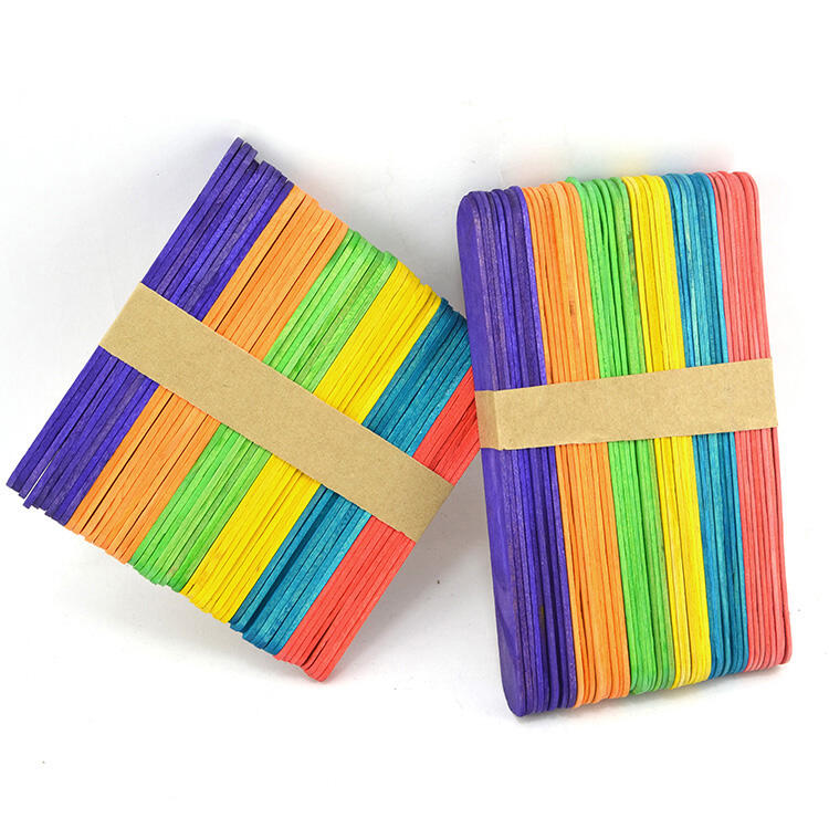 Colorful Wooden Sticks for DIY materials factory