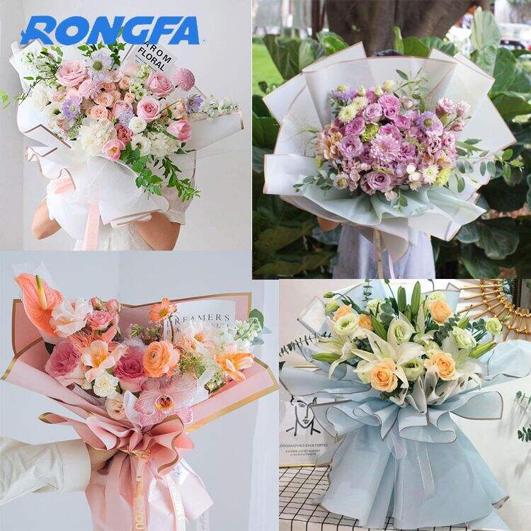 Impresione a sus seres queridos con un impresionante envoltorio de regalo floral.