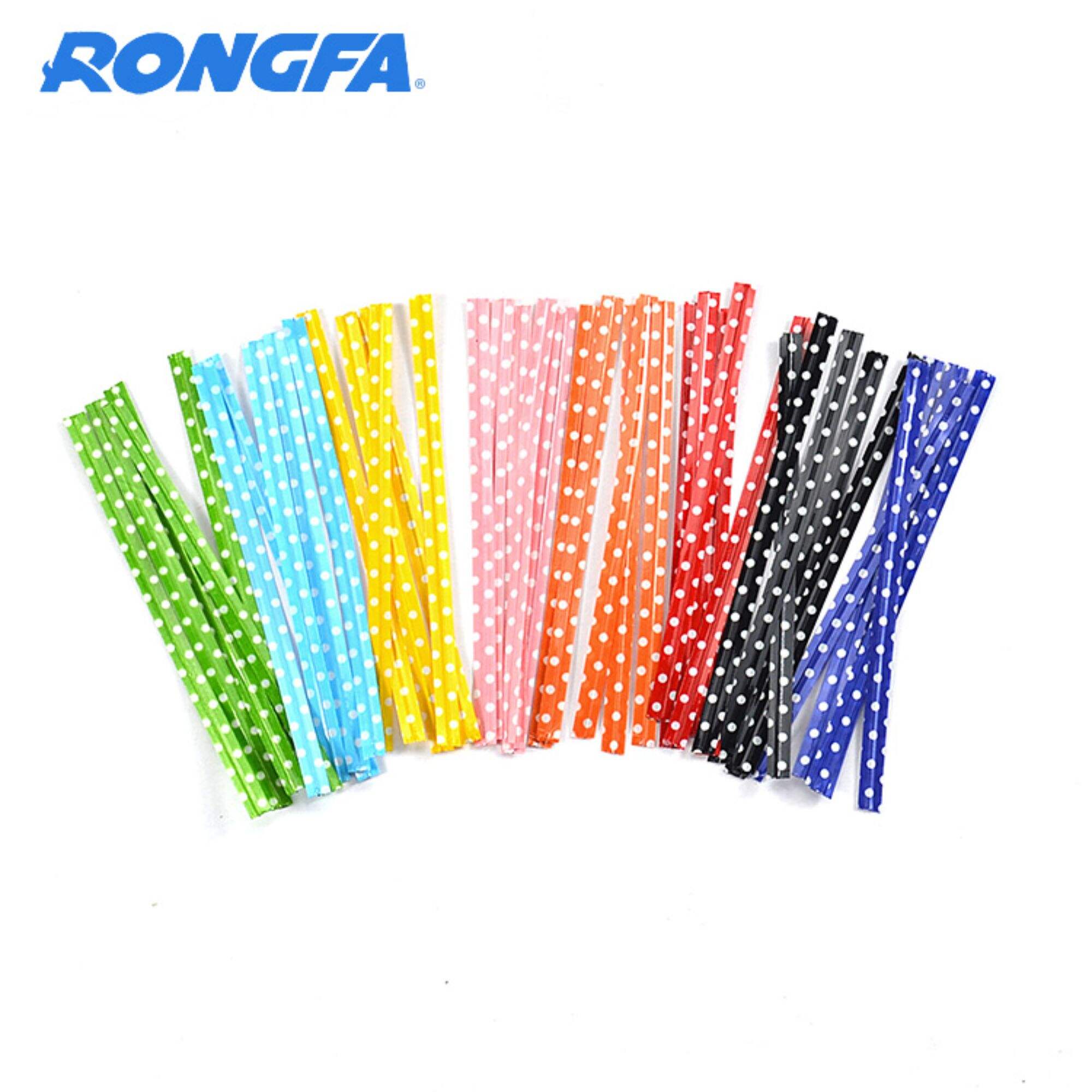 1000 pcs/bag Glitter Metallic Twist Ties