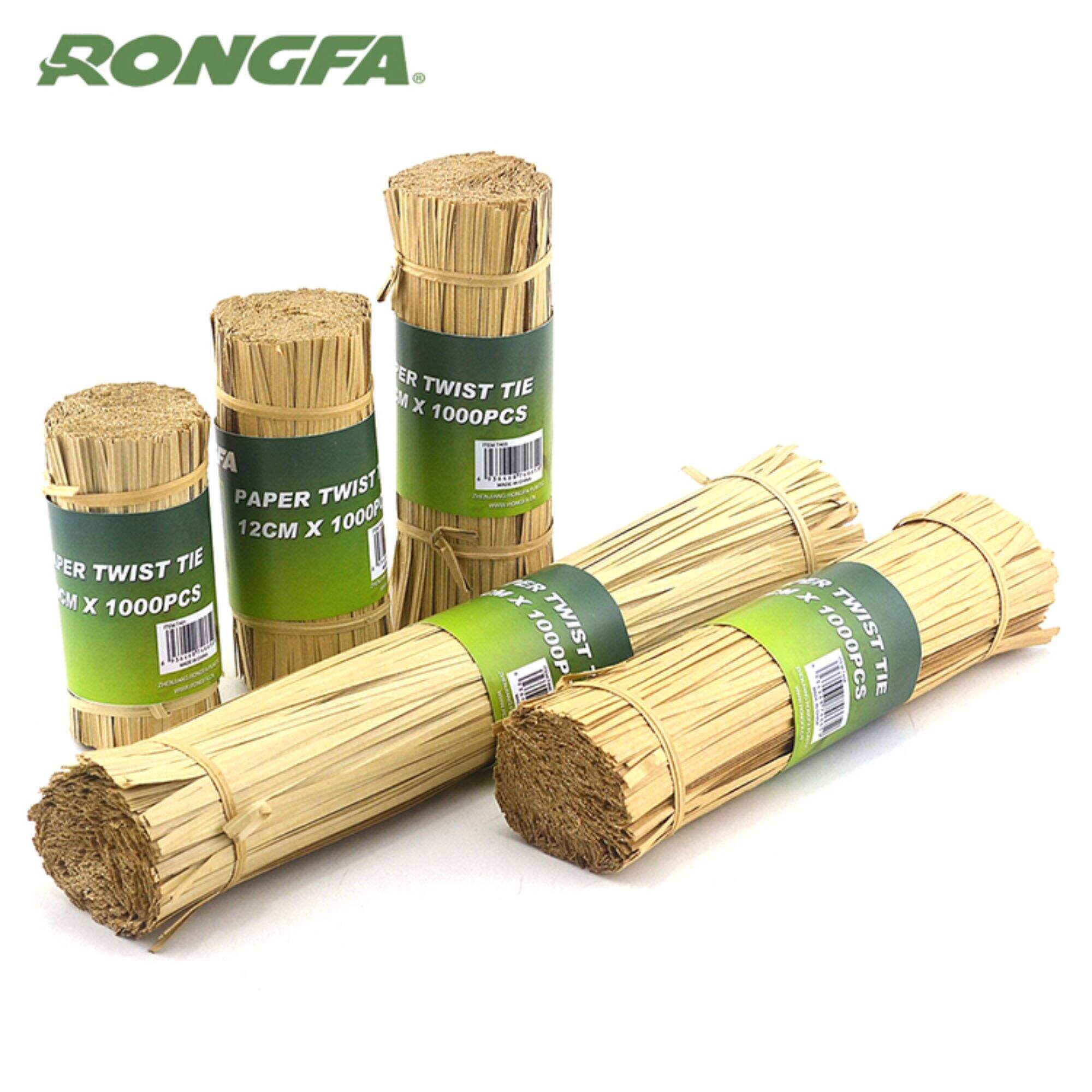 Pre-cut Biodegradable Natural Paper Bind wire Twist Ties