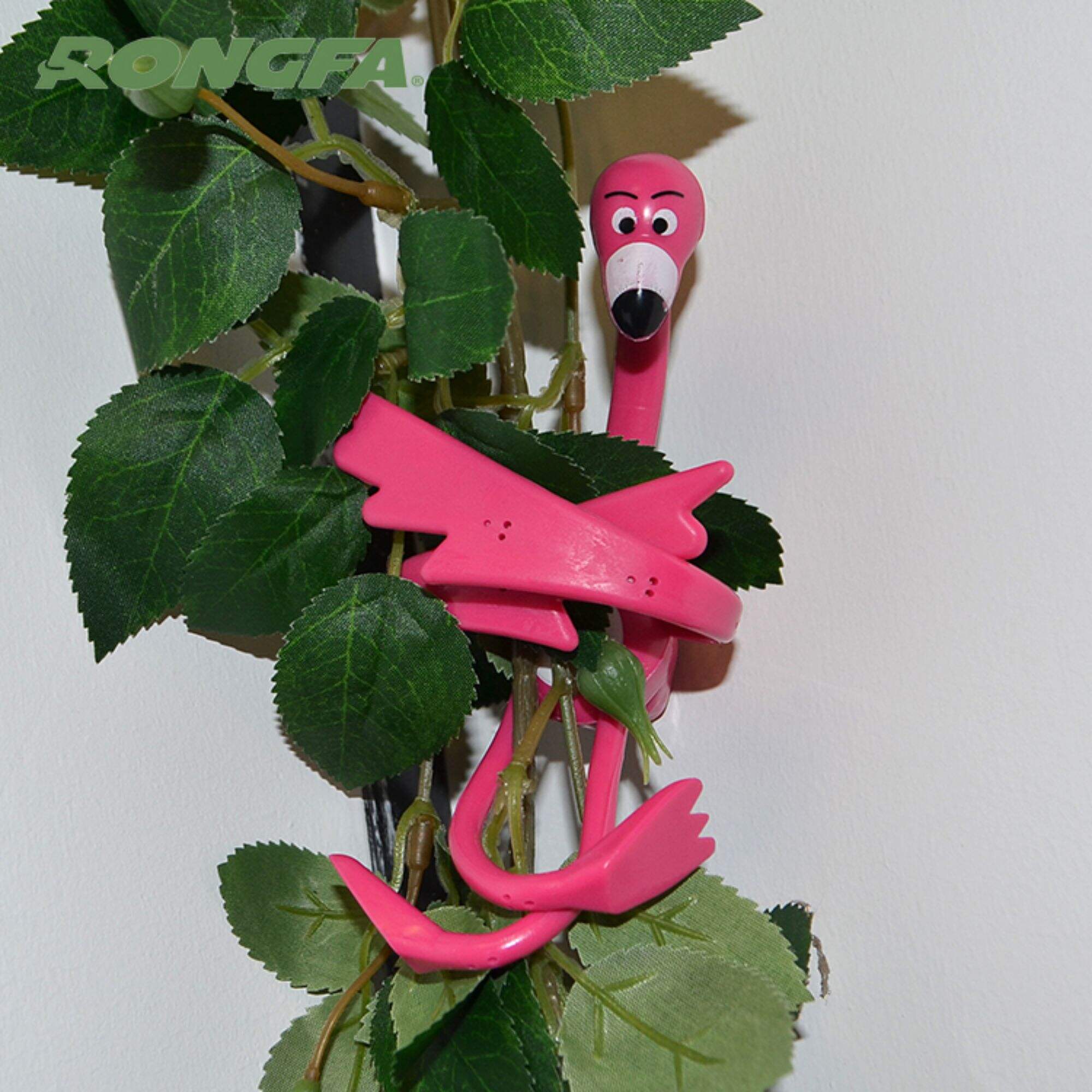 Garten-Kunststoffklammern in Flamingo-Form