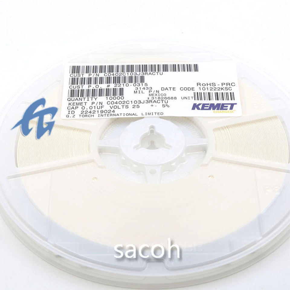 Efficient Data Transfer Environmental Friendliness Electronic Components C0402C103J3RACTU