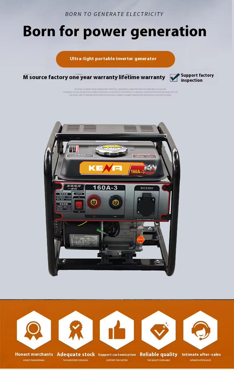 400v rated gasoline generators welding machine-5