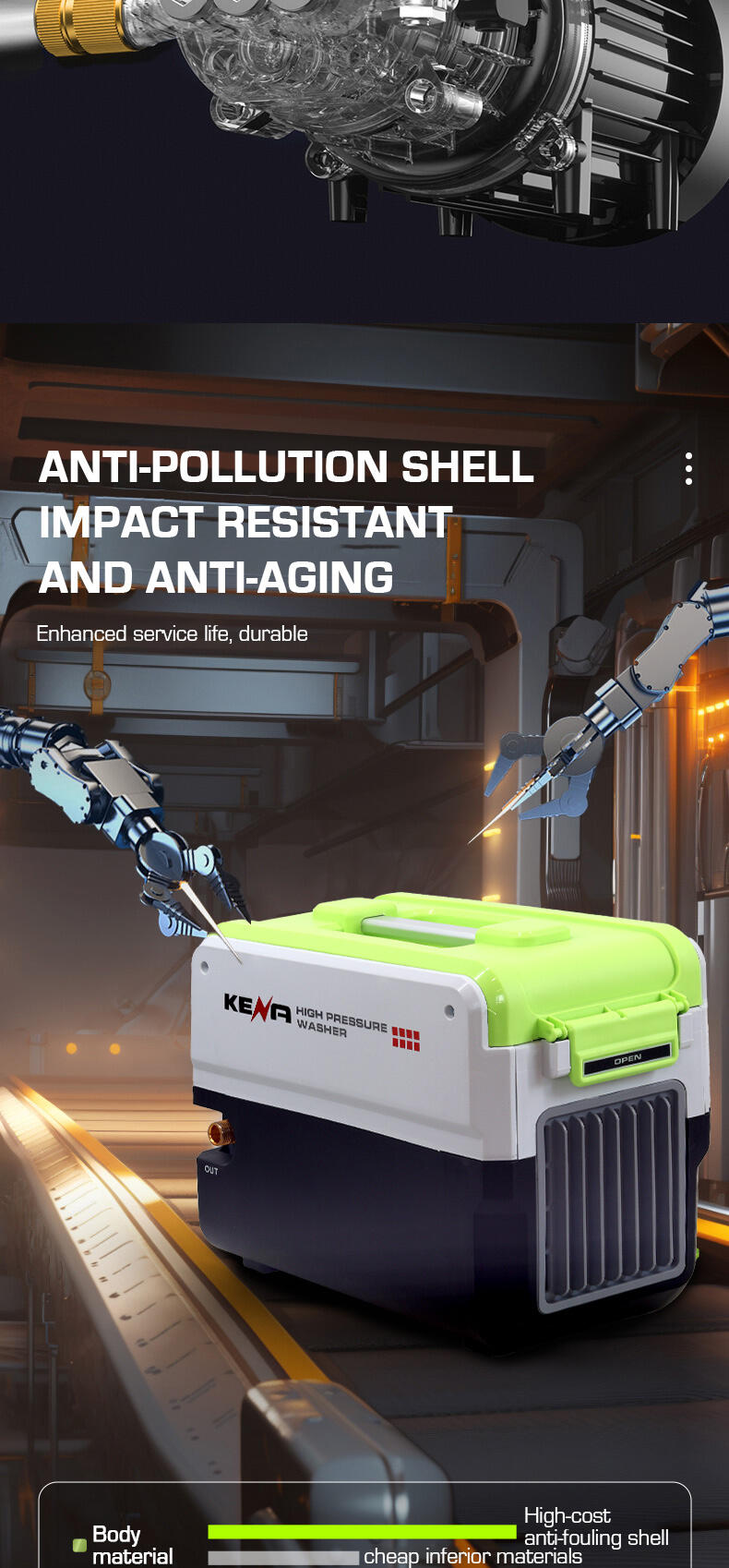 product popular portable mini handheld high pressure car washer cold water cleaning equipment-8