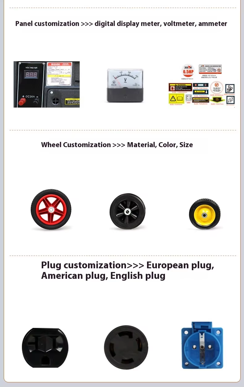 400v rated gasoline generators welding machine-10