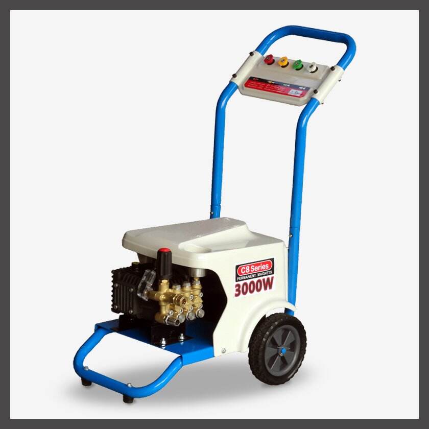 Achieve sparkling clean surfaces in minutes with the pressure washer je