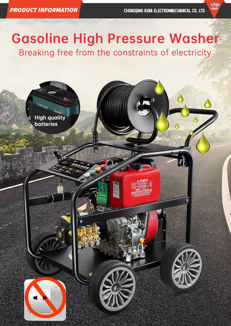 product commercial grade 150 bar diesel high pressure cleaner portable powerful water jet cleaner for vehicle use-4