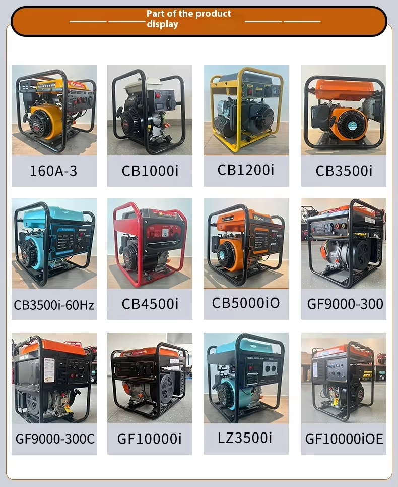 400v rated gasoline generators welding machine-11