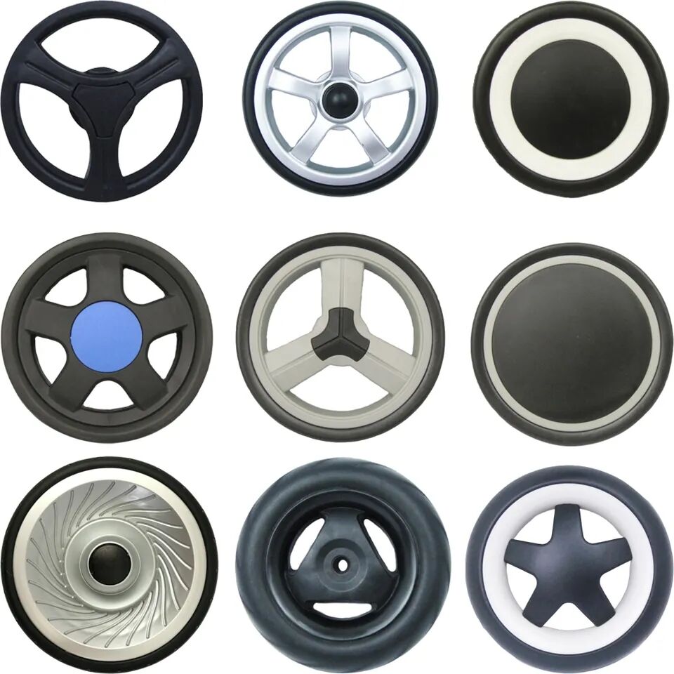 4.10/3.50-6 PU foam material children tricycle flat free wheels for 3inch to 16 inch manufacture