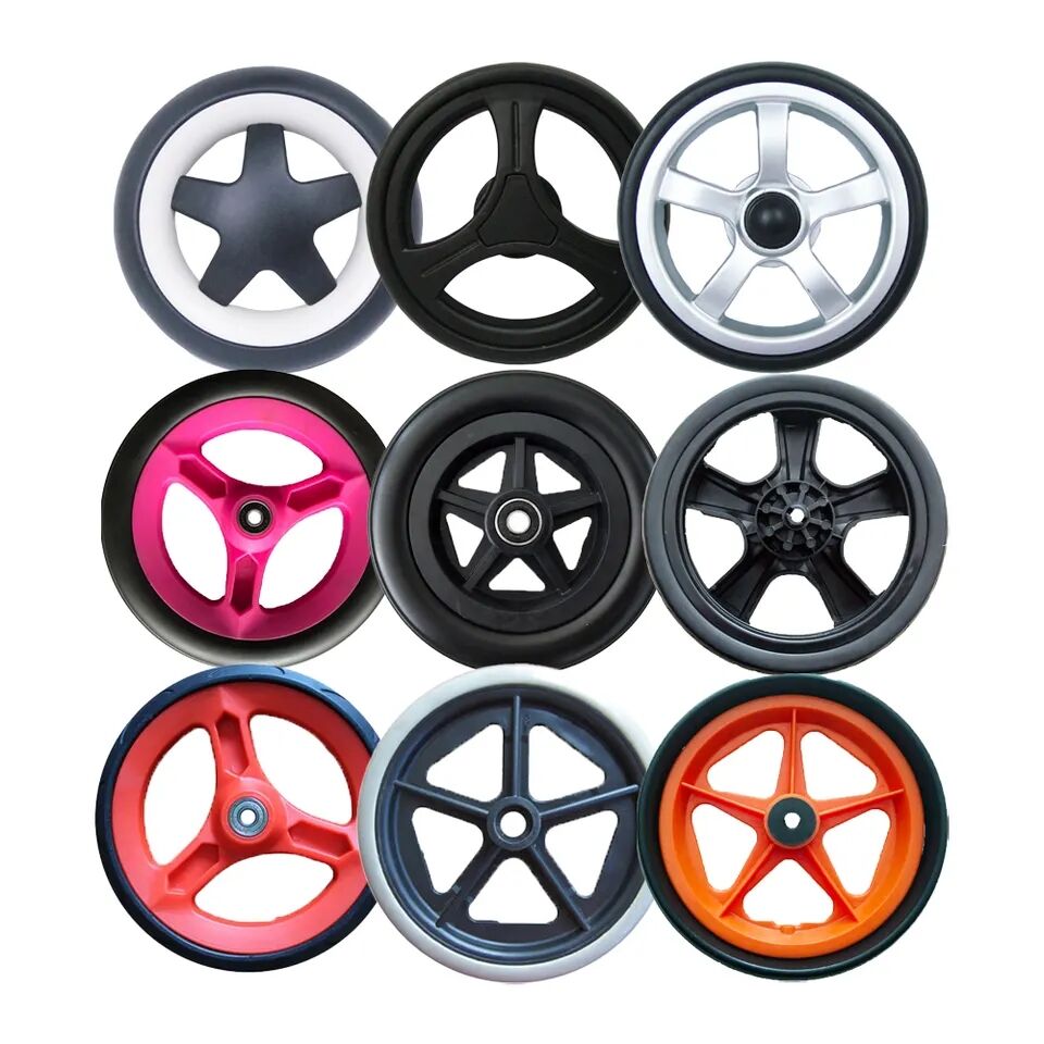4.10/3.50-6 PU foam material children tricycle flat free wheels for 3inch to 16 inch manufacture