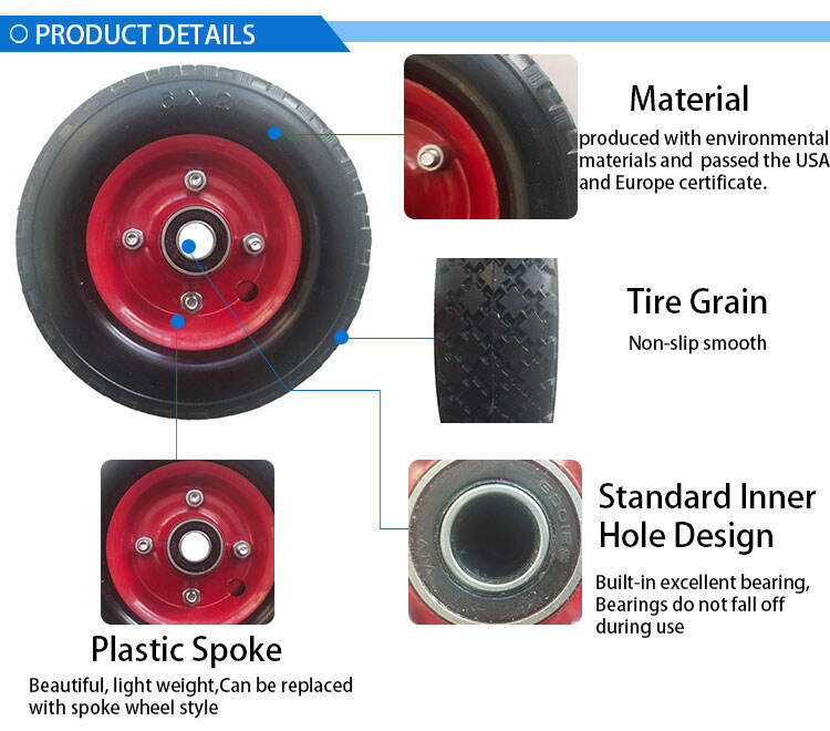 Abrasion Proof Pu Foam Smooth Wheels Flat Free Wheel Pu Foam For Sale factory