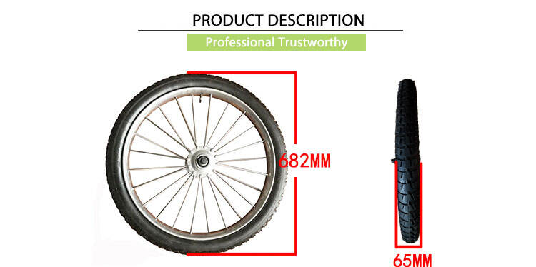 New Pneumatic Rubber Wheel with Steel Rim for Bicycles for Machinery Repair Shops and Farms supplier