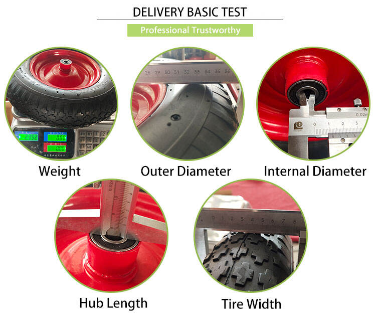 16 inch 4.10/3.50-6 wheelbarrow pneumatic rubber wheel wheelchair wheel manufacture