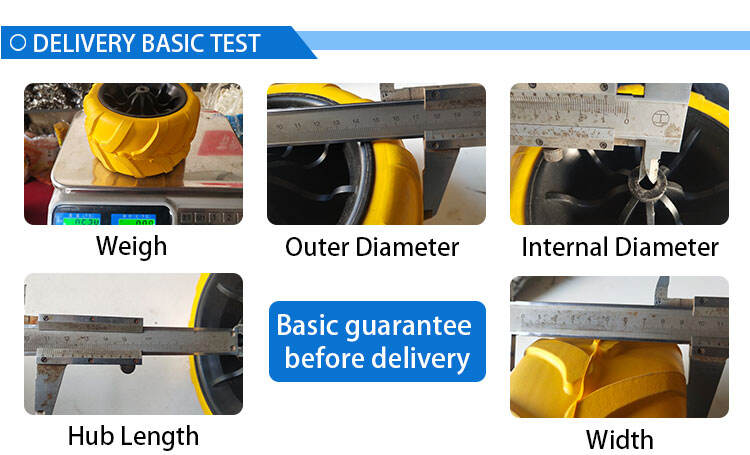 12 inch high-quality tire lawn machine pu foam wheel high load capacity manufacture
