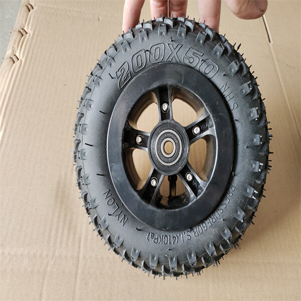 8-Inch Pneumatic Casters at Your Service