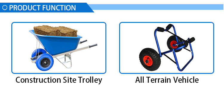 Puncture Proof Baby Stroller Solid Pu Foam Wheel Steel Spoke Pu Foam Wheel With Enamel supplier