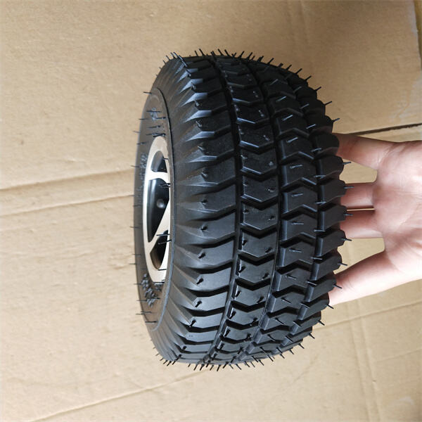Tackle any job with ease using 10 inch pneumatic wheels.