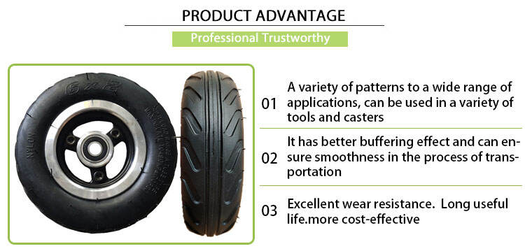 New 6-Inch Longboard Pneumatic Rubber Wheel for Retail Manufacturing Plant Restaurant Machinery Repair Shops Farms factory