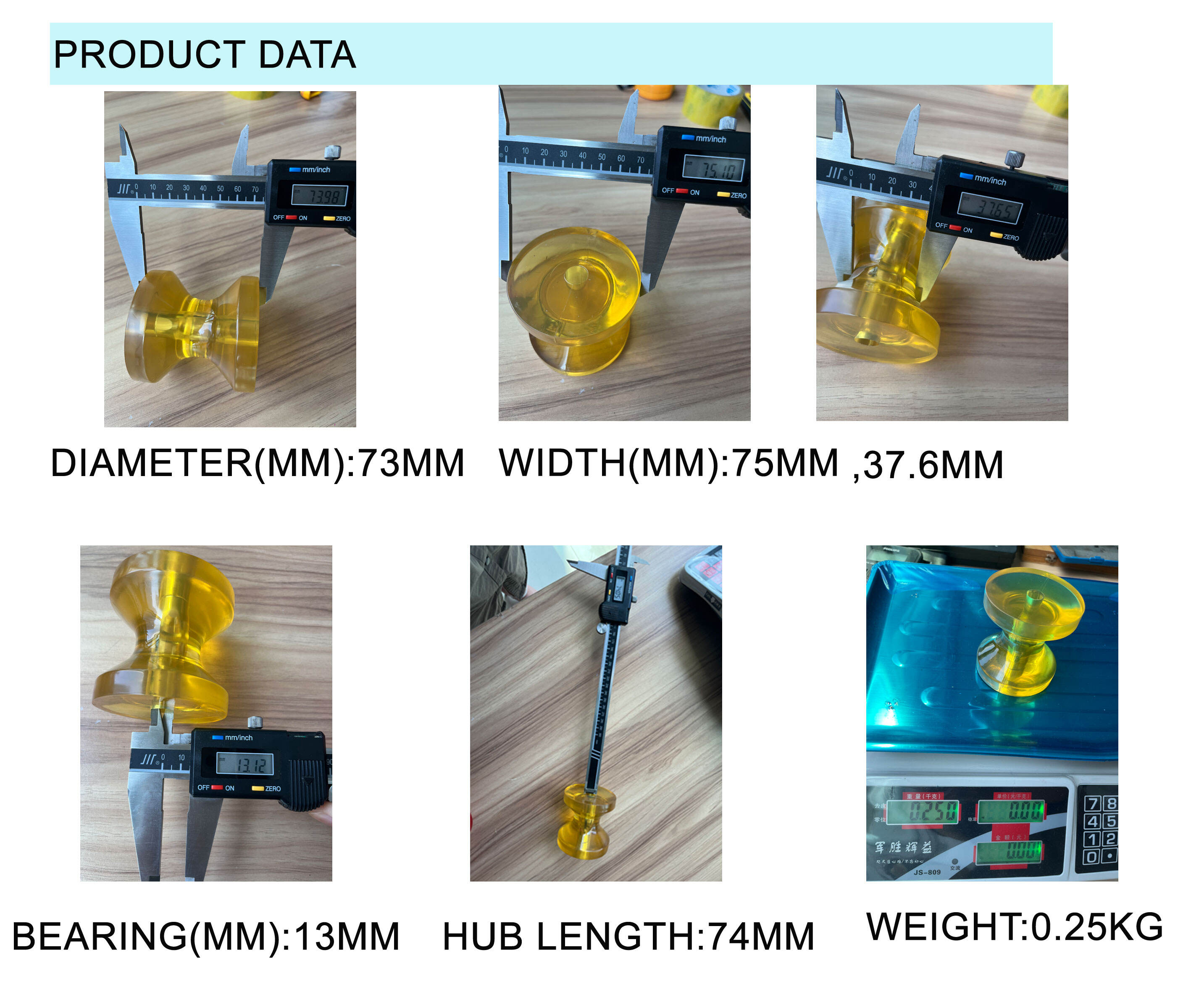 Custom 6 Inch Wobble Keel Rollers for Boat Trailers Material Handling Equipment Parts details