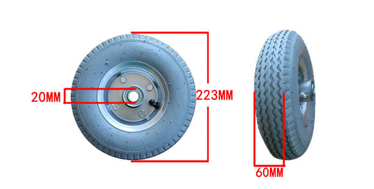 2.80/2.50-4 pneumatic wheel for carts Pneumatic Air Rubber Wheel factory
