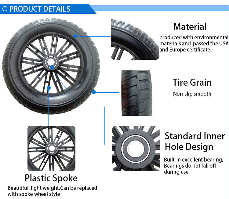 3.25-8/3.50-8 Solid Pu Foam Wheelchair Wheel Barrow With Pu Foam Wheel manufacture