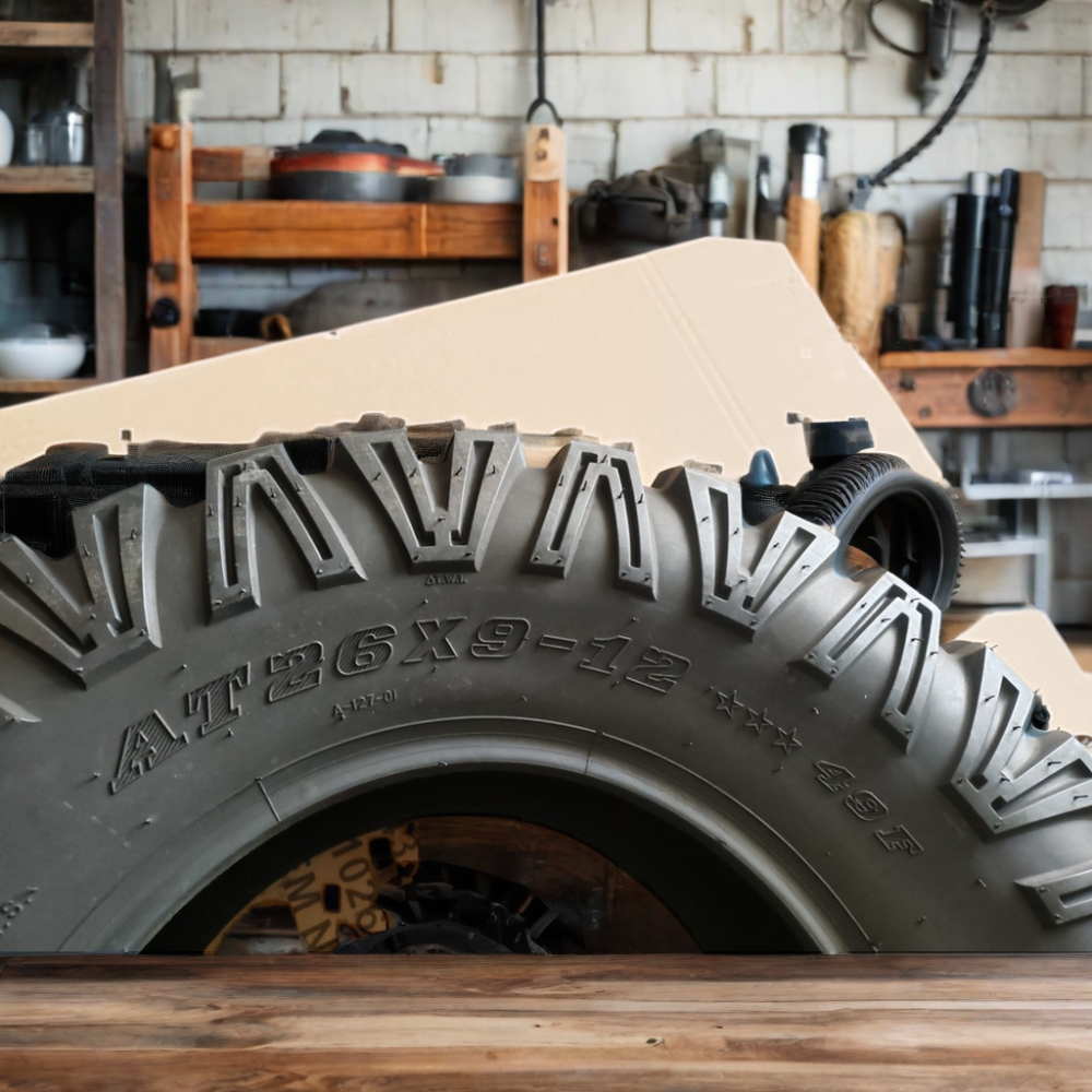 26 inch good Design High Resilience Replacement Silicone Inflatable Rrubber Tyre Wheel for motorcycle manufacture